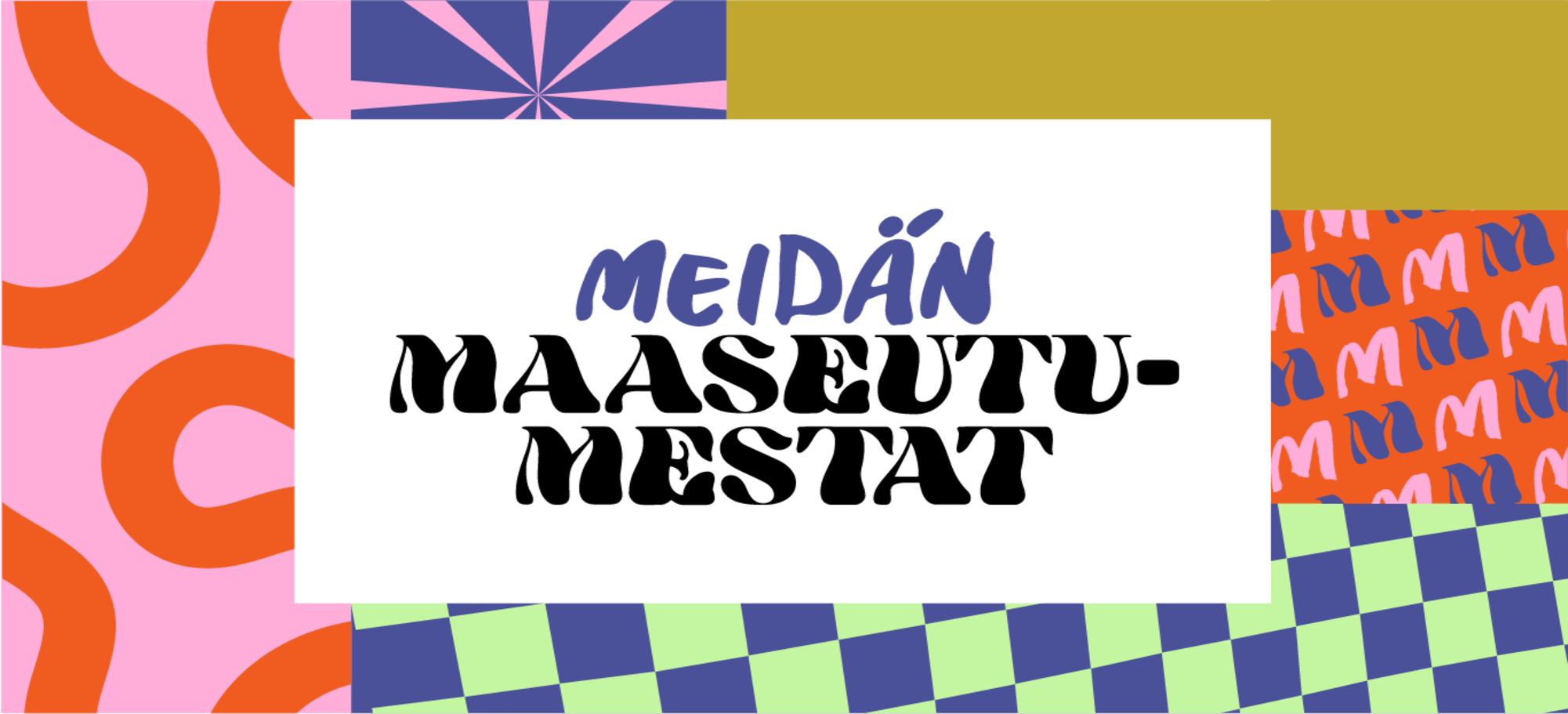 Meidän maaseutumestat -hankkeen logo. Taideprojekti