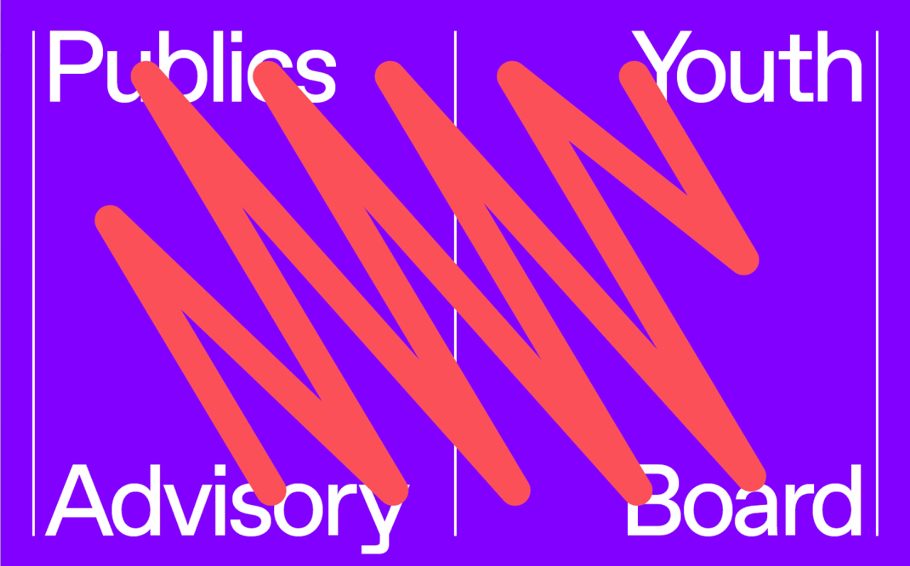 PY GIF screenshot Publics youth advisory board tunnuskuva lilalla taustalla