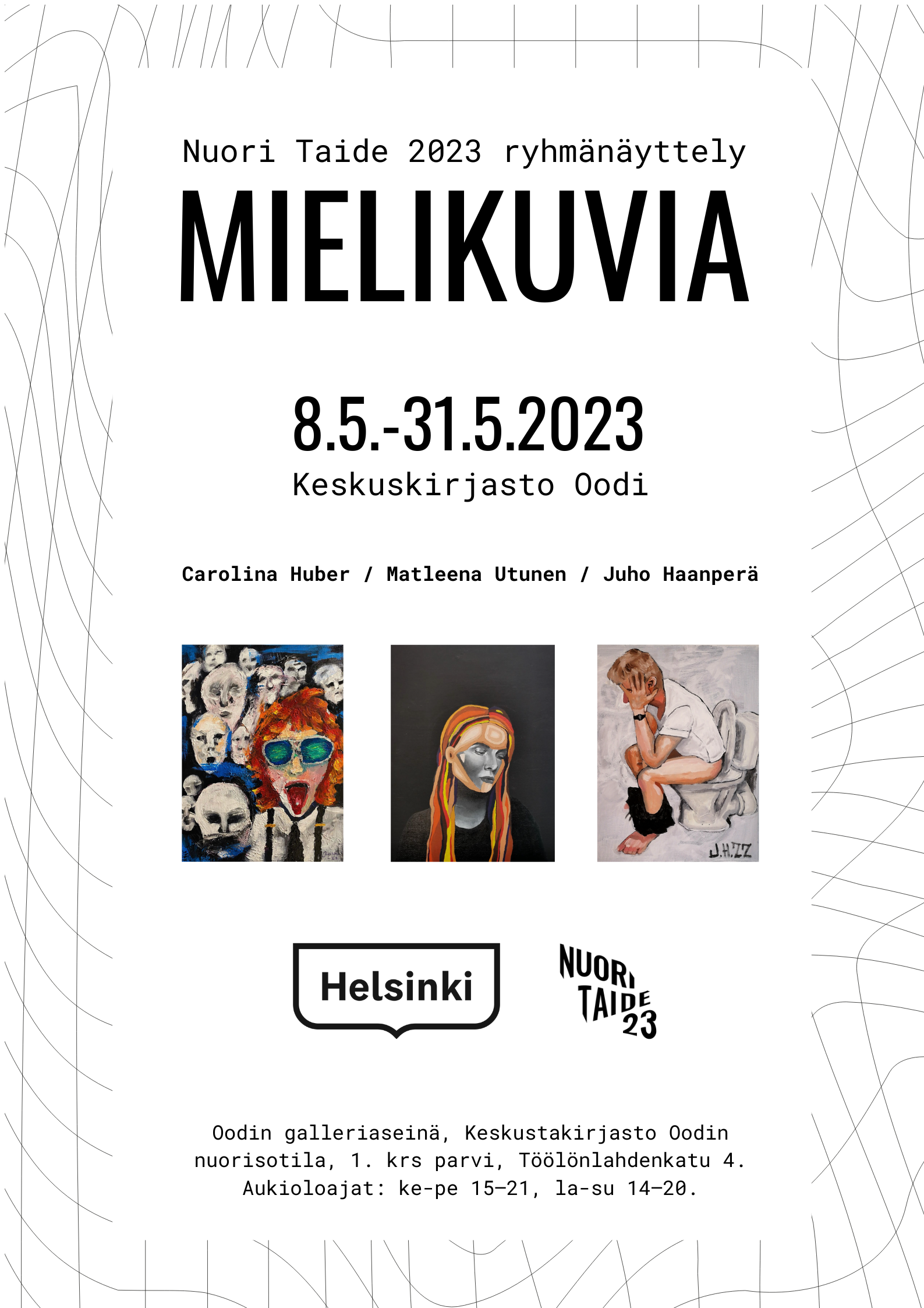 Näyttelyjuliste: Mielikuvia